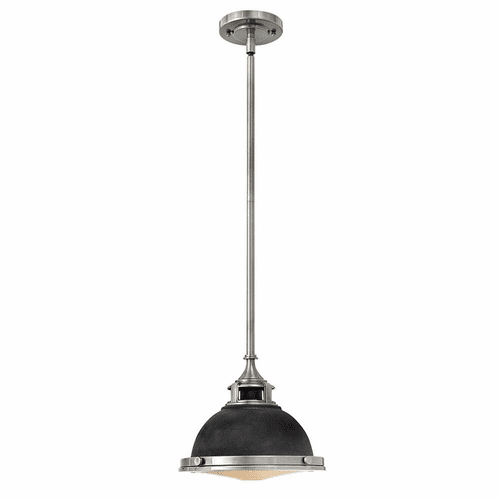 Hinkley Amelia Stem Hung Mini-Pendant - Aged Zinc - 3122DZ