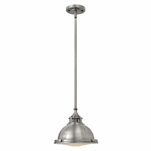Hinkley Amelia Stem Hung Mini-Pendant - Polished Antique Nickel - 3122PL