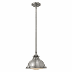 Hinkley Amelia Stem Hung Mini-Pendant - Polished Antique Nickel - 3122PL