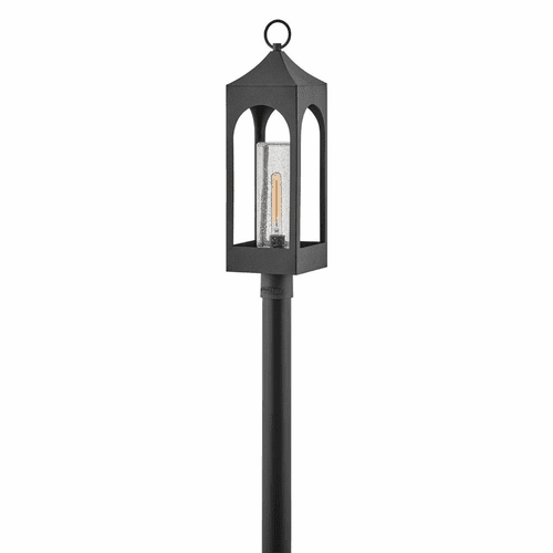 Hinkley Amina Outdoor Lg Post Top/Pier Mount Lantern - Distressed Zinc - 18081DSZ