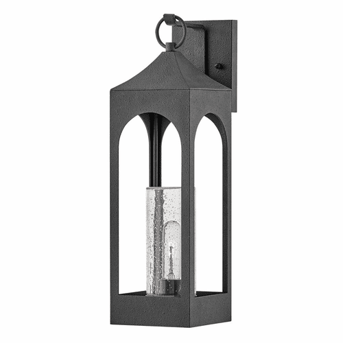 Hinkley Amina Outdoor Medium Wall Mount Lantern - Distressed Zinc - 18084DSZ