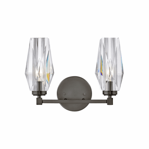 Hinkley Ana 2-LT Bath Vanity Light - Black Oxide - 52482BX