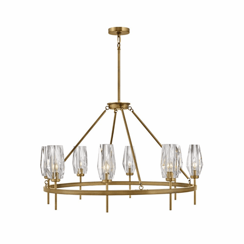 Hinkley Ana Large Single Tier Chandelier - Heritage Brass - 38258HB