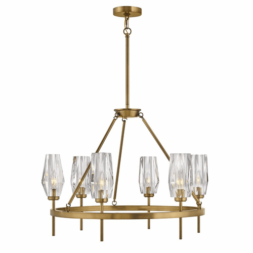 Hinkley Ana Medium Single Tier Chandelier - Heritage Brass - 38255HB