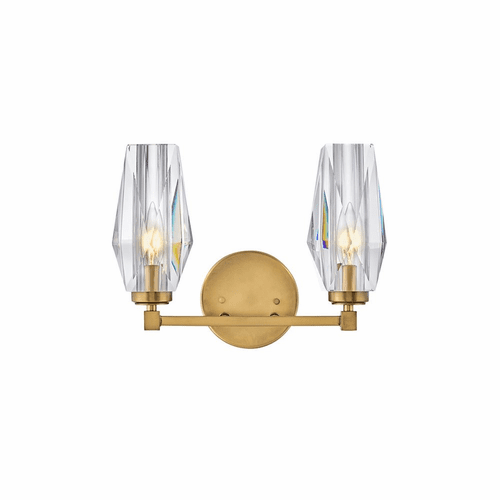 Hinkley Ana Two Light Bath Vanity - Heritage Brass - 52482HB
