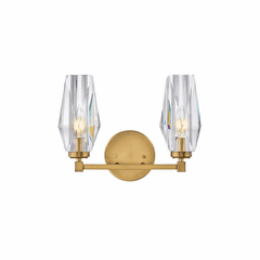 Hinkley Ana Two Light Bath Vanity - Heritage Brass - 52482HB