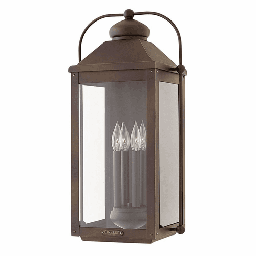 Hinkley Anchorage Outdoor Extra Large Wall Mount - Light Oiled Bronze - 1858LZ