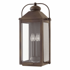 Hinkley Anchorage Outdoor Extra Large Wall Mount - Light Oiled Bronze - 1858LZ