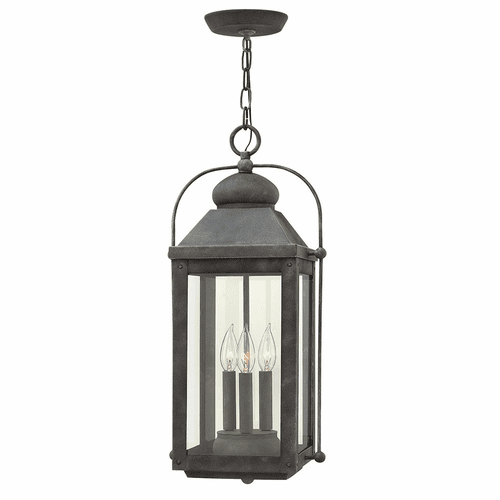 Hinkley Anchorage Outdoor Hanging Light - Aged Zinc - 1852DZ-LL