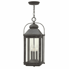Hinkley Anchorage Outdoor Hanging Light - Aged Zinc - 1852DZ-LL