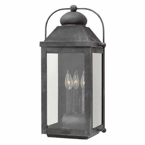 Hinkley Anchorage Outdoor Large Wall Mount - Aged Zinc - 1855DZ