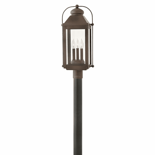 Hinkley Anchorage Outdoor Post Top/ Pier Mount - Light Oiled Bronze - 1851LZ