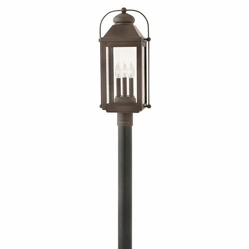 Hinkley Anchorage Outdoor Post Top/ Pier Mount - Light Oiled Bronze - 1851LZ-LL