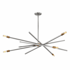 Hinkley Archer Chandelier - Brushed Nickel - 4766BN