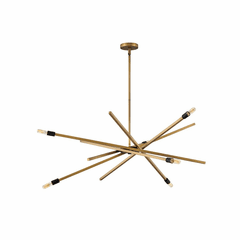 Hinkley Archer Chandelier - Heritage Brass - 4766HB
