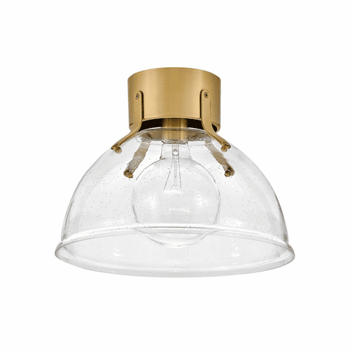 Hinkley Argo 1-LT Small Flush Mount - Heritage Brass  - 3481HB-CS