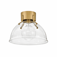 Hinkley Argo 1-LT Small Flush Mount - Heritage Brass  - 3481HB-CS