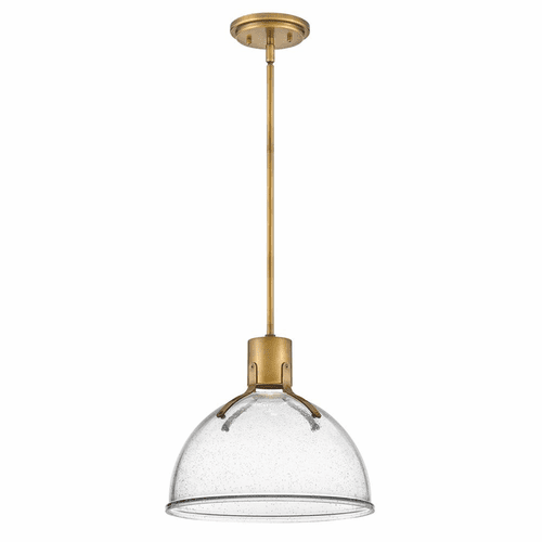 Hinkley Argo 1-LT Small Pendant - Heritage Brass  - 3487HB-CS