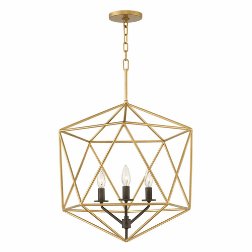 Hinkley Astrid Single Tier Pendant - Deluxe Gold - 3023DG
