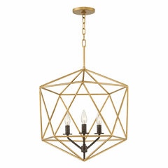 Hinkley Astrid Single Tier Pendant - Deluxe Gold - 3023DG