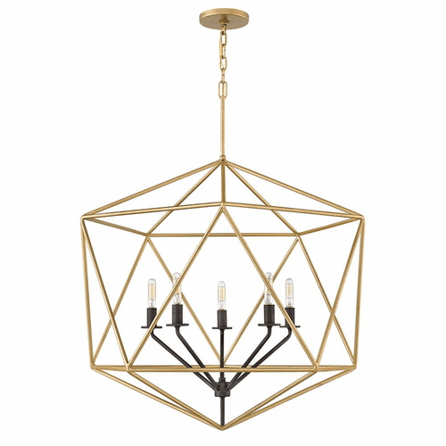 Hinkley Astrid Single Tier Pendant - Deluxe Gold - 3025DG