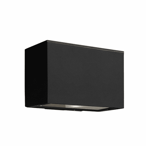 Hinkley Atlantis Outdoor Down Light Wall Mount Lantern - Satin Black - 1646SK-LL