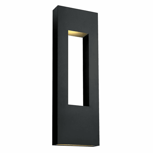 Hinkley Atlantis Outdoor Extra Large Wall Mount - Satin Black - 1639SK-LED