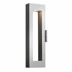 Hinkley Atlantis Outdoor Large Wall Mount Lantern - Titanium - 1644TT-LL