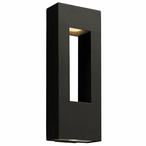 Hinkley Atlantis Outdoor Large Wall Mount - Satin Black - 1649SK