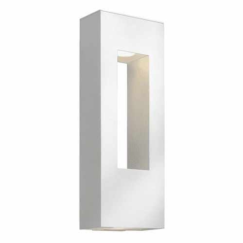 Hinkley Atlantis Outdoor Large Wall Mount - Satin White - 1649SW