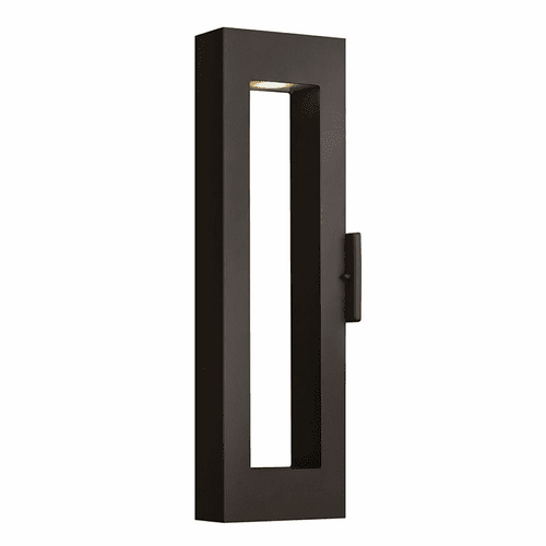 Hinkley Atlantis Outdoor Medium Wall Mount - Satin Black - 1644SK