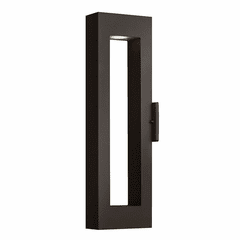 Hinkley Atlantis Outdoor Medium Wall Mount - Satin Black - 1644SK-LED Hinkley Atlantis Outdoor Medium Wall Mount - Satin Black - 1644SK-LED
