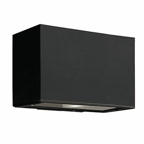 Hinkley Atlantis Outdoor Medium Wall Mount - Satin Black - 1645SK
