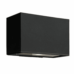 Hinkley Atlantis Outdoor Medium Wall Mount - Satin Black - 1645SK-LED
