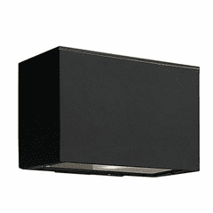 Hinkley Atlantis Outdoor Medium Wall Mount - Satin Black - 1646SK-LED