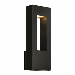 Hinkley Atlantis Outdoor Medium Wall Mount - Satin Black - 1648SK Hinkley Atlantis Outdoor Medium Wall Mount - Satin Black - 1648SK