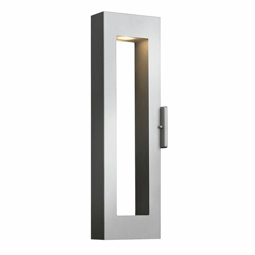 Hinkley Atlantis Outdoor Medium Wall Mount - Titanium - 1644TT
