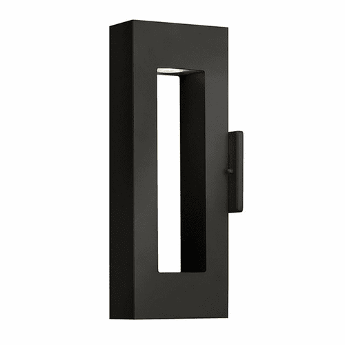 Hinkley Atlantis Outdoor Small Wall Mount - Satin Black - 1640SK-LED
