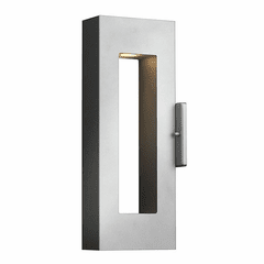Hinkley Atlantis Outdoor Small Wall Mount - Titanium - 1640TT Hinkley Atlantis Outdoor Small Wall Mount - Titanium - 1640TT