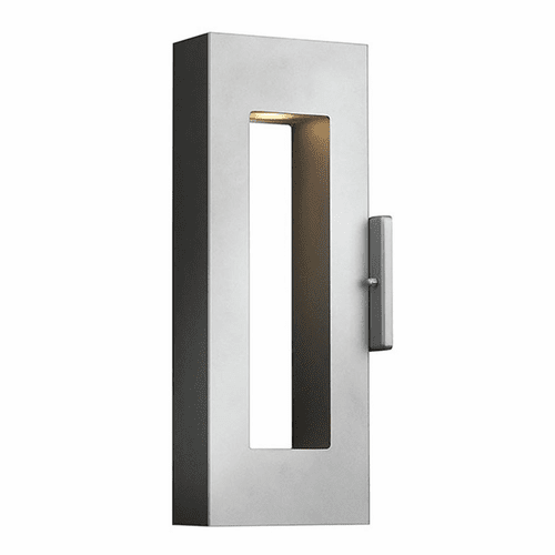 Hinkley Atlantis Outdoor Small Wall Mount - Titanium - 1640TT-LED