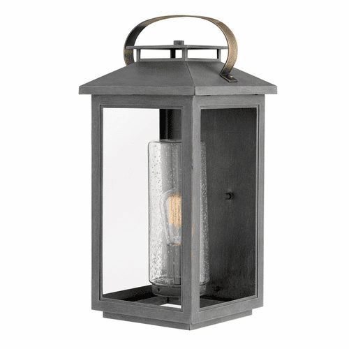 Hinkley Atwater Outdoor Large Wall Mount Lantern - Ash Bronze - 1165AH-LL