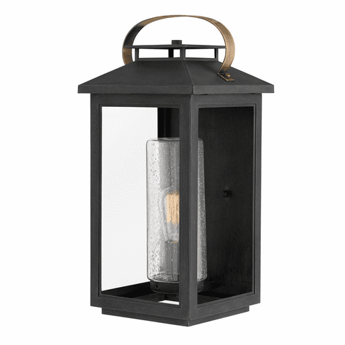 Hinkley Atwater Outdoor Large Wall Mount Lantern - Black - 1165BK-LL