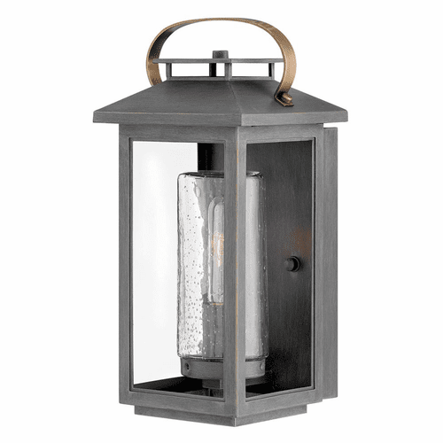 Hinkley Atwater Outdoor Small Wall Mount Lantern - Ash Bronze - 1160AH-LL