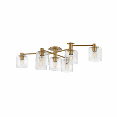 Hinkley Axel Extra Large Semi-Flush Mount - Heritage Brass - 4513HB