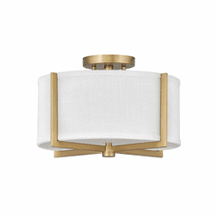 Hinkley Axis Foyer Light - Heritage Brass - 41706HB