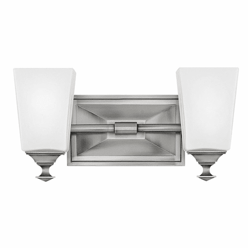 Hinkley Baldwin 2-LT Bath Light - Antique Nickel - 56672AN