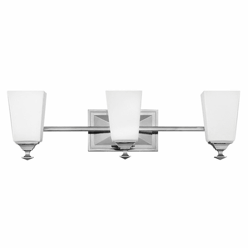 Hinkley Baldwin 3-LT Bath Light - Polished Nickel - 56673PN