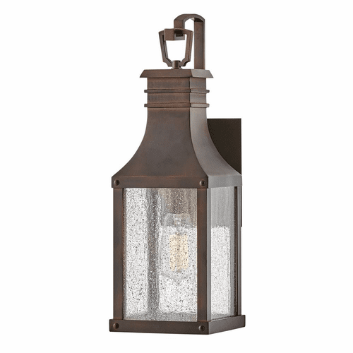 Hinkley Beacon Hill Outdoor Small Wall Mount Lantern - Blackened Copper - 17460BLC