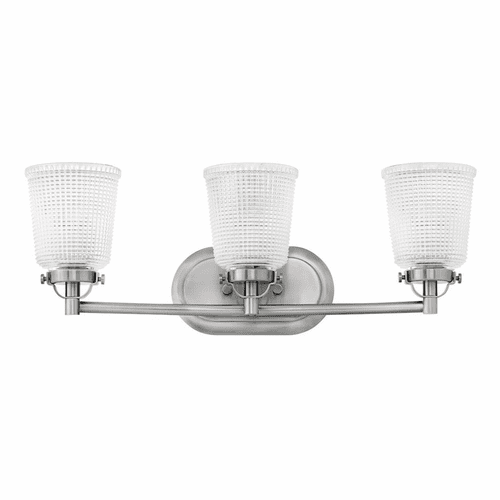 Hinkley Bennett 3-LT Bath Light - Polished Antique Nickel - 5353PL