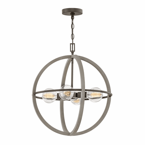 Hinkley Bodie Chandelier - Dark Cement - 3424DC